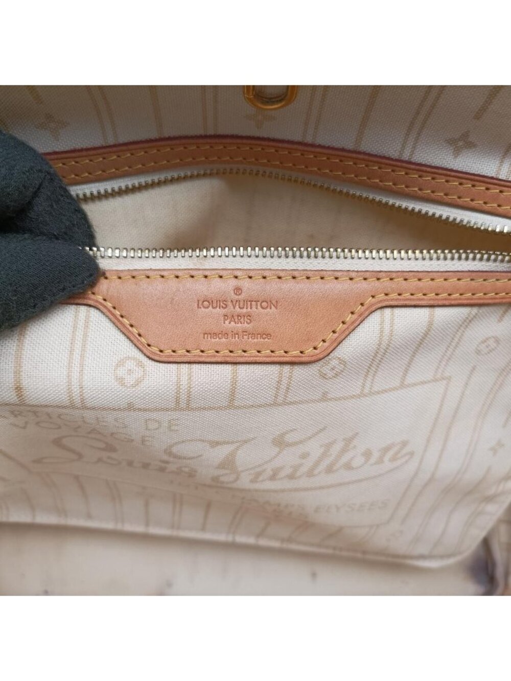Louis Vuitton Neverfull MM Azur Damier Canvas - Picture 10 of 15